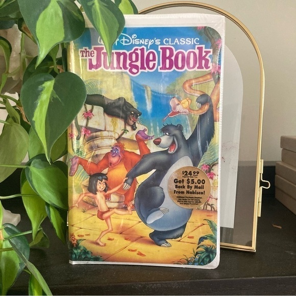 Disney’s The Jungle Book Black Diamond Ultra Rare Sealed Original VHS Tape - Picture 1 of 7